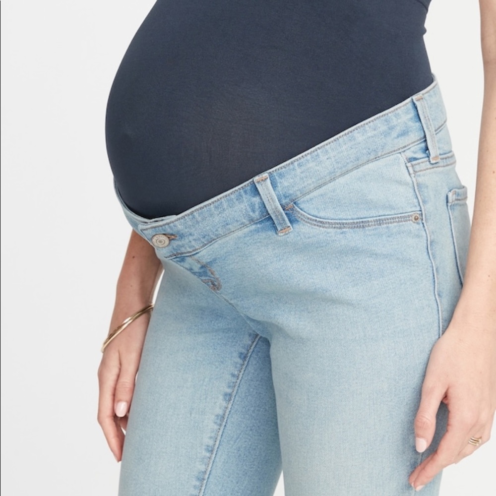 Old Navy Maternity Rockstar Full Panel Jeans